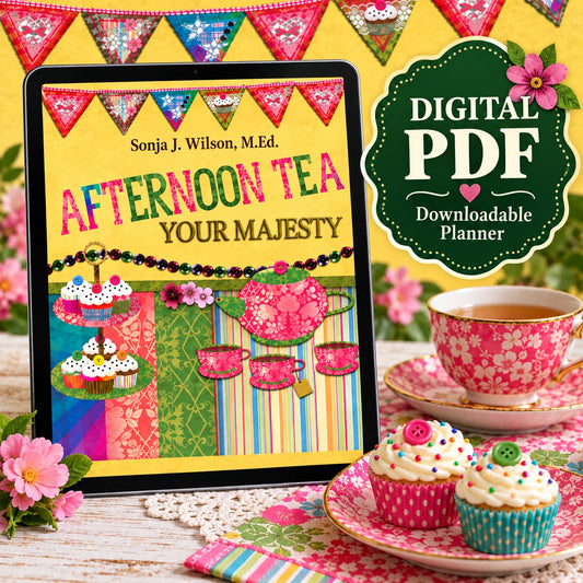 Afternoon Tea: Your Majesty — Digital Planner & Journal